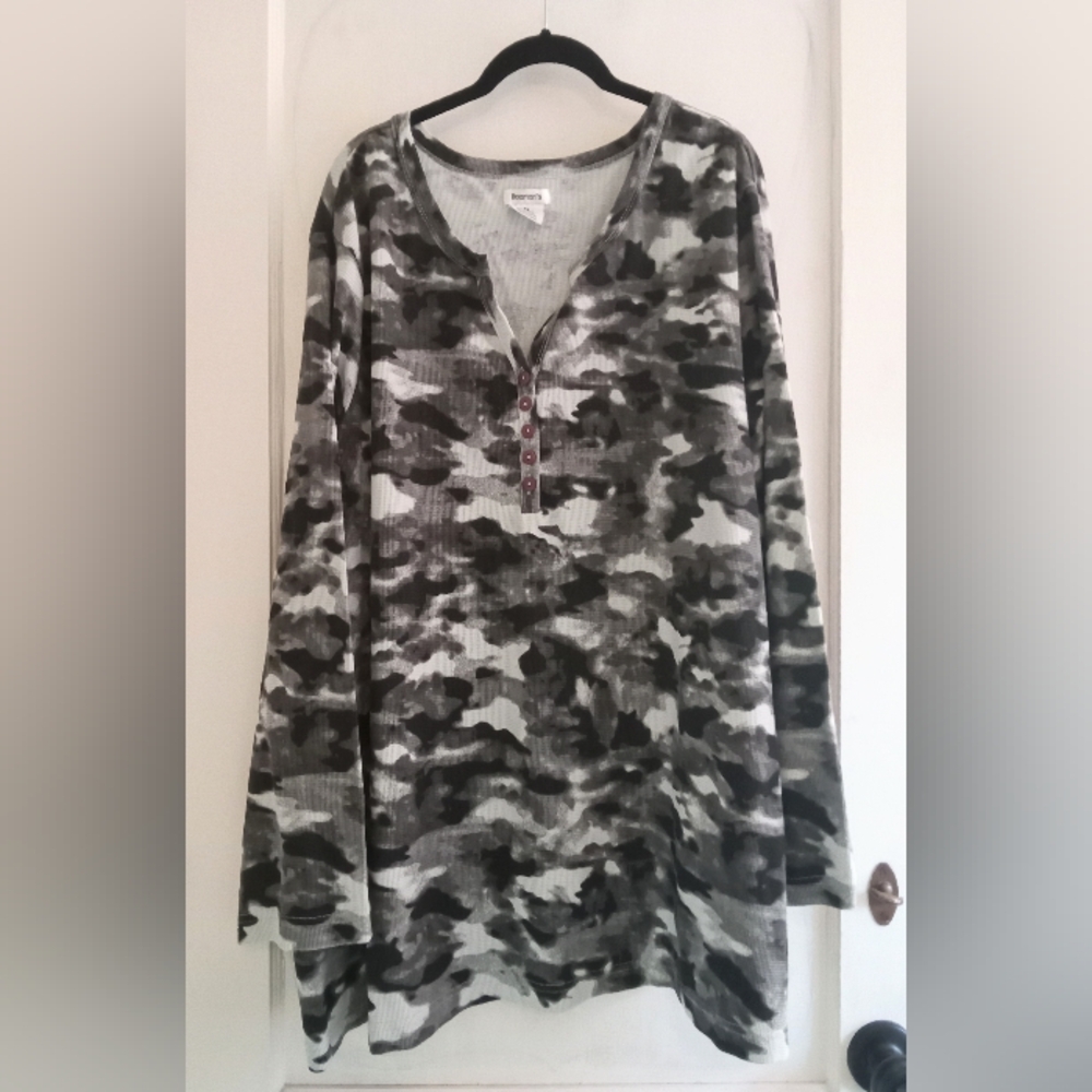 Camo Thermal Henley